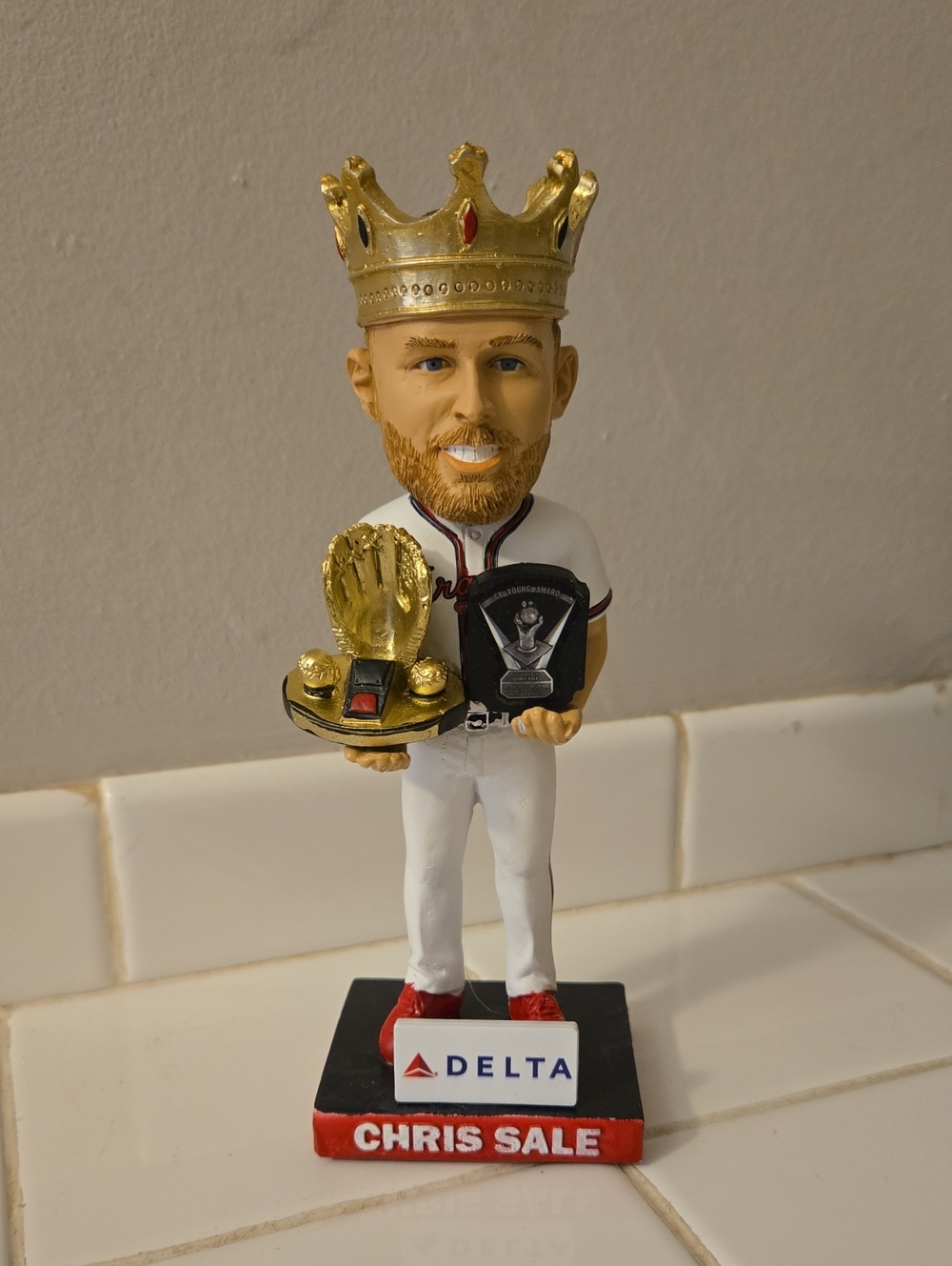 BRAND NEW Chris Sale Cy Young Bobblehead - Atlanta Braves 2025